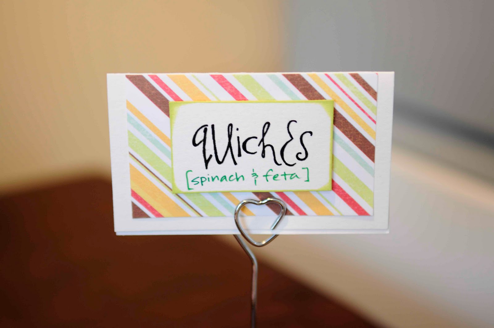 food placecards