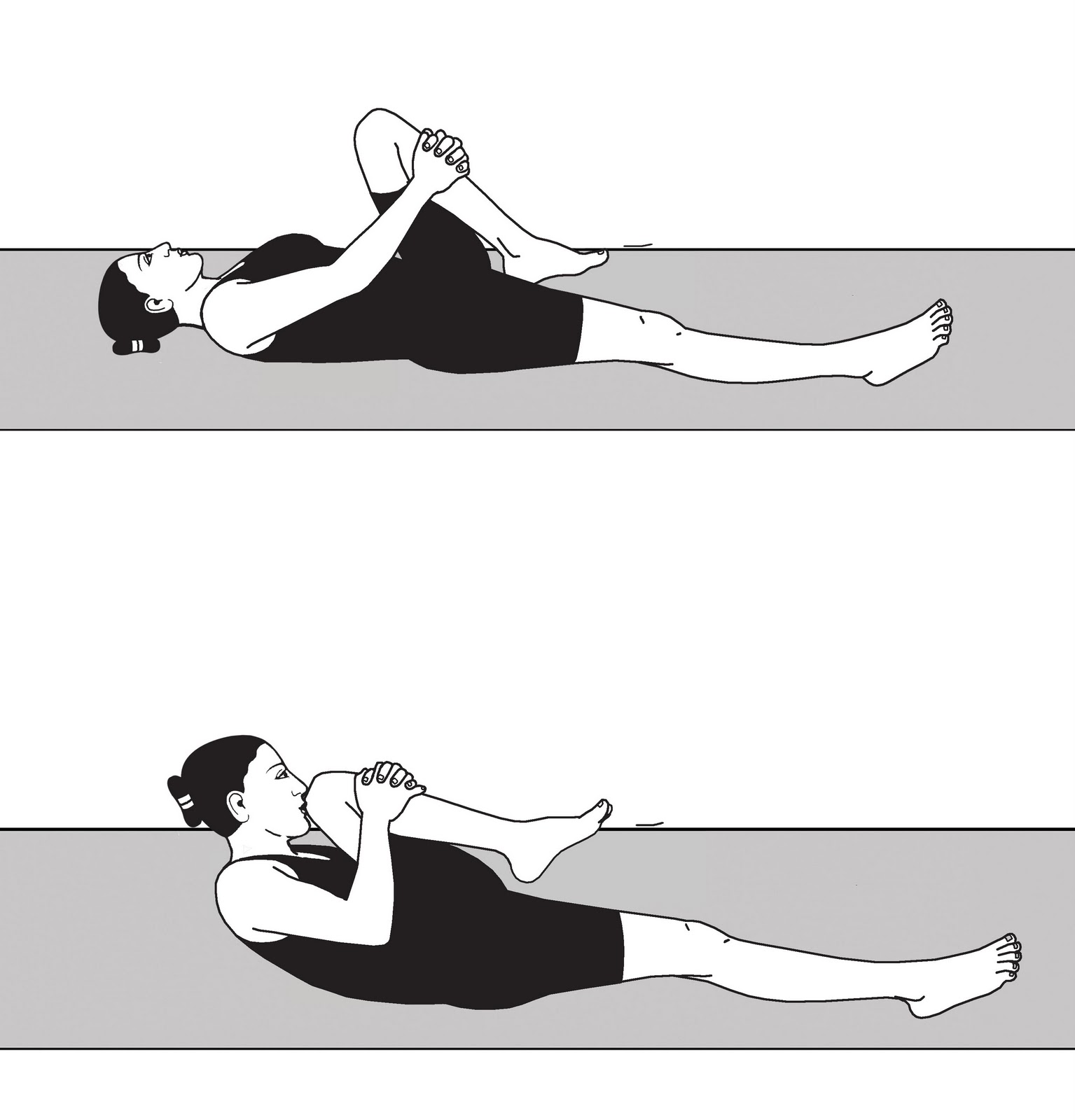 Wellness for Life Supt Pawan Muktasan (Leg Locked Air Releasing Pose)