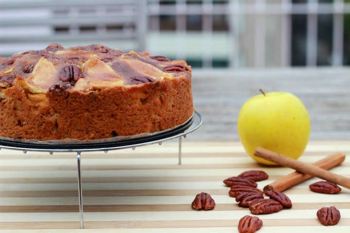 Tarta De Manzana Y Nueces Especiada
