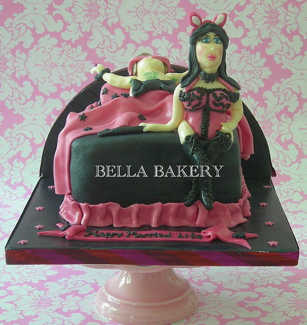 -: HEN PARTY CAKE
