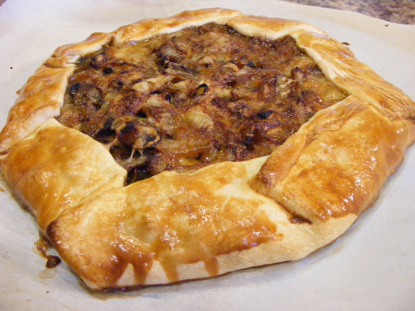 Make Your Someday Today! OnionMushroom Tart and Roasted Asparagus