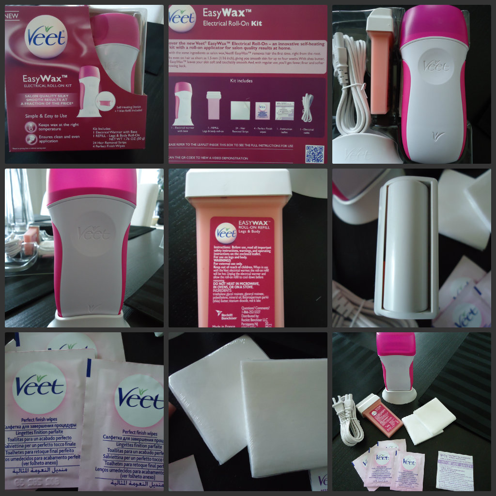Pink Glam Veet Easy Wax Electrical RollOn Kit