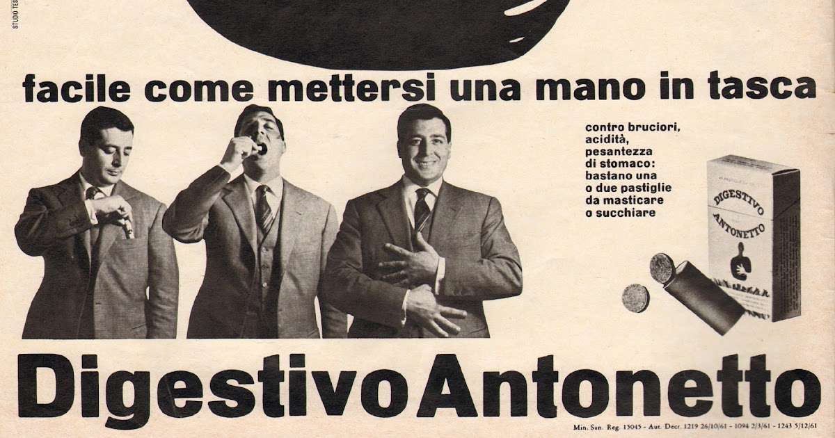 Flash 1964 Di Generazioni E Pick Up Pubblicita Antonetto Digestivo
