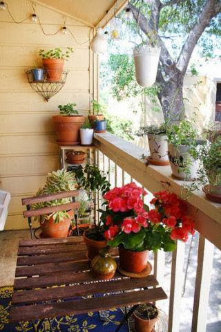 inspiration for a balcony garden
