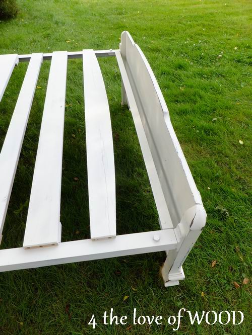 4 the love of wood UPDATING A VINTAGE BED FRAME