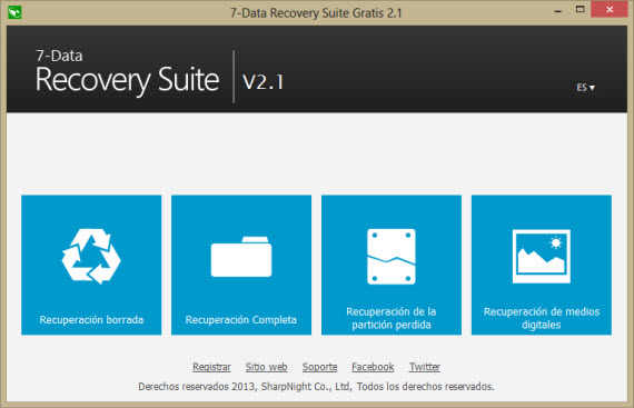Recupera datos perdidos con 7-Data Recovery Suite Recupera datos perdidos con 7-Data Recovery Suite