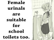 Urinals for schoolgirls