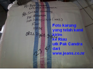 Photo Paket Karung  untuk Pak Chandra/ Reymond di Riau