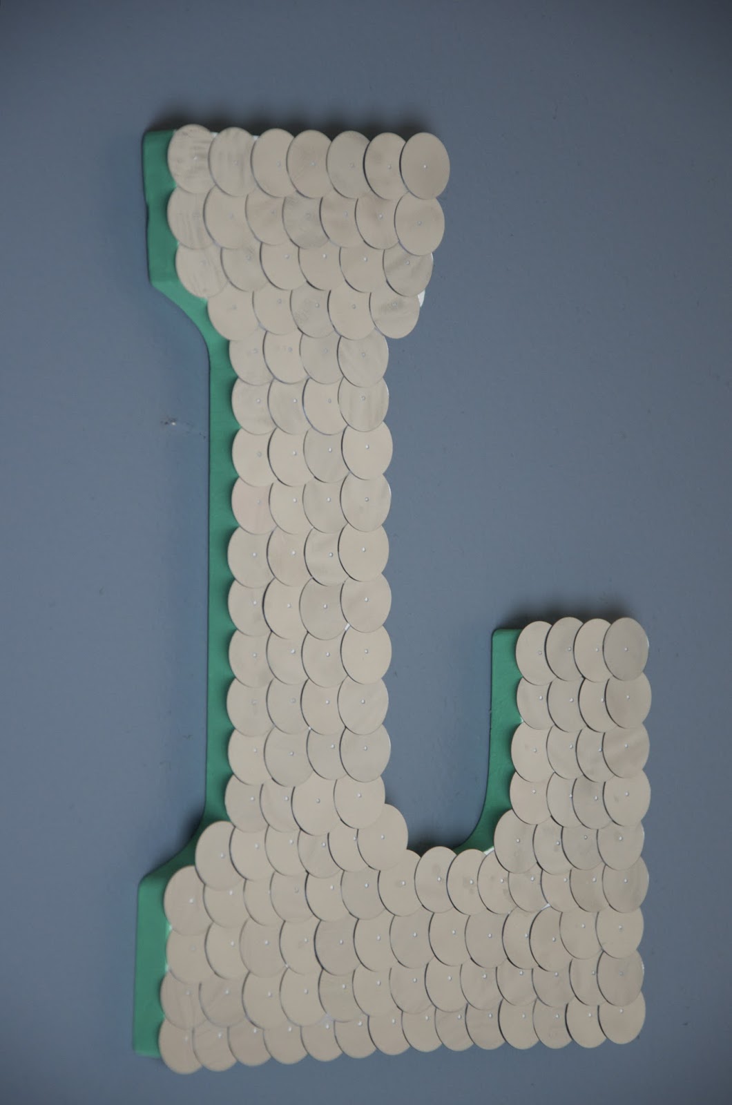 Lynsey Crafts DIY Sequin Letter