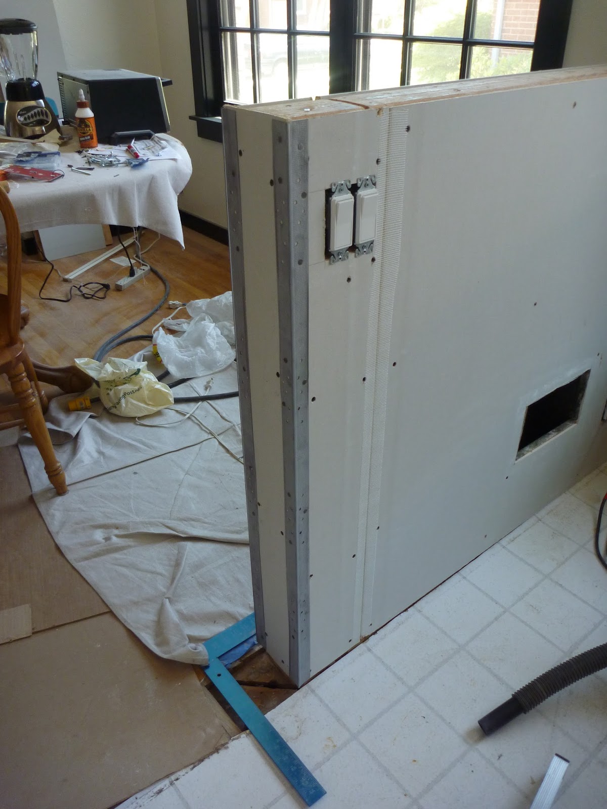 My Stupid House Building A Sturdy Half Wall Bar Top