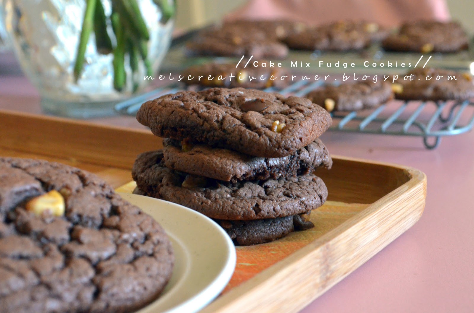 Cake Mix Fudge Cookies!