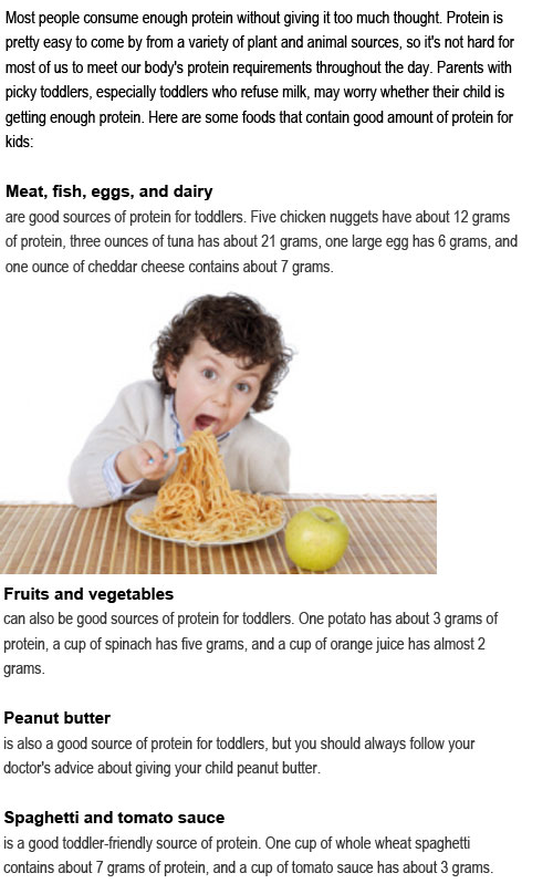 Protein foods for kids
