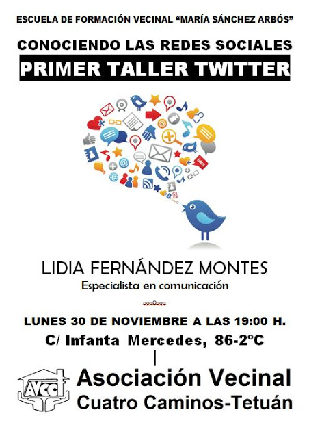 30 noviembre taller Redes Sociales