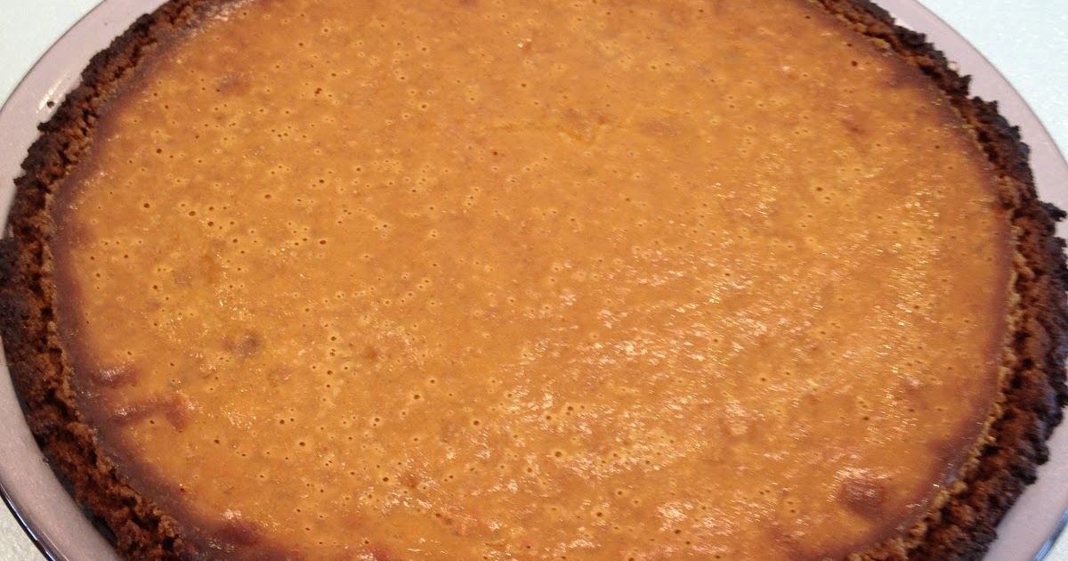 Another Gluten Free Blog Pumpkin Pie and Kinnikinnick Graham Crackers