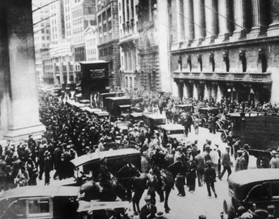 history stock market in 1920s