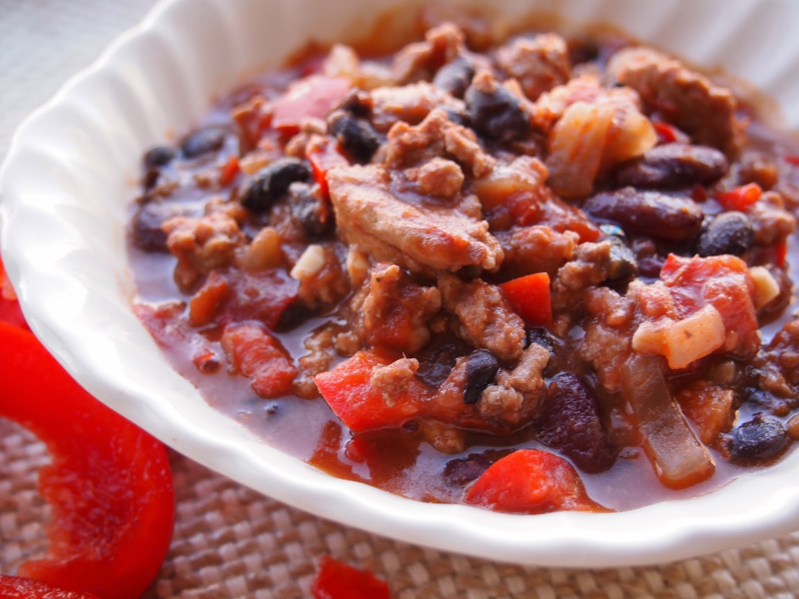 Lake Shore Lady Chicken Sausage and Turkey Chili