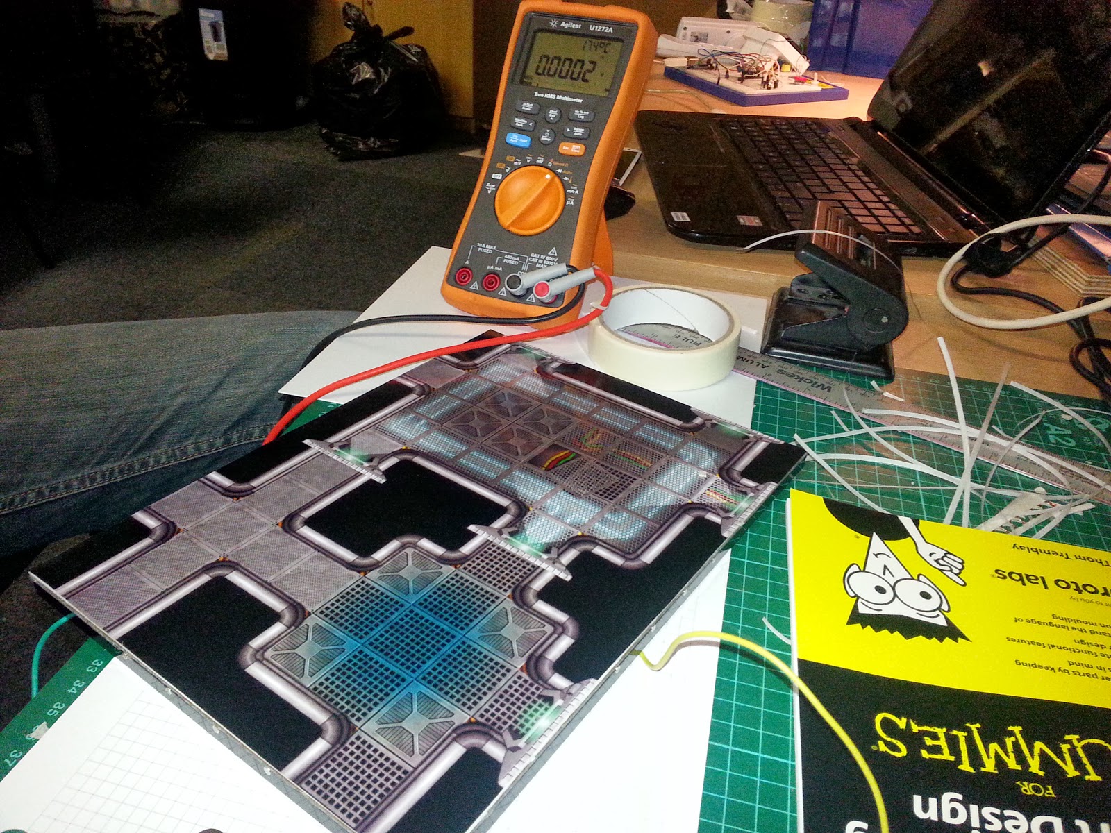 Nerd Club Digital board game assembly finished