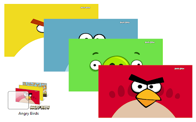 Angry Bird Theme Poster