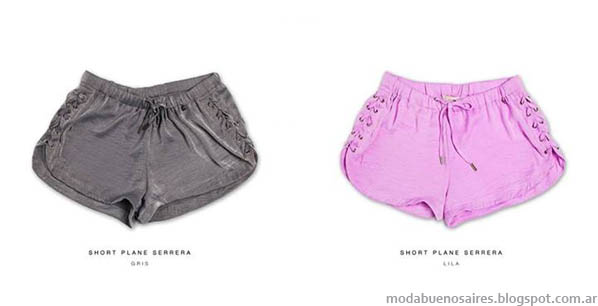 Shorts de colores moda verano 2014.