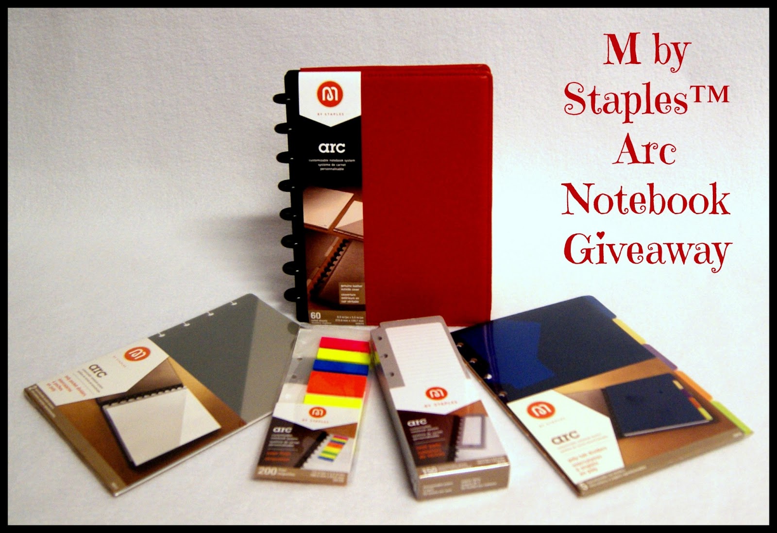 {Giveaway Closed} M by Staples® Arc Notebook System, Will Get Your