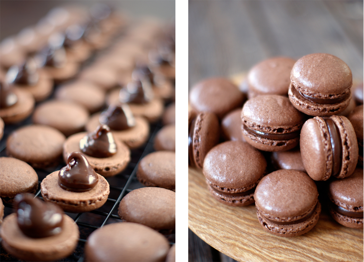 simmer & boyle Chocolate & Salted Caramel Macarons