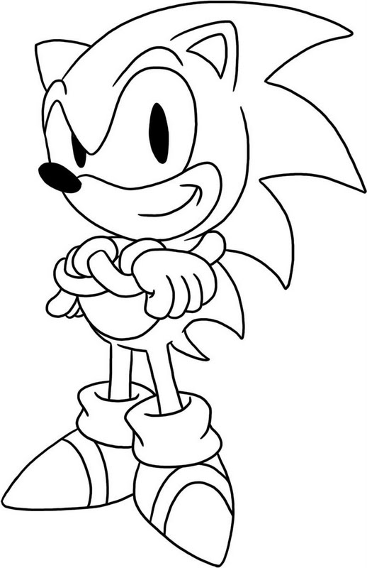 Sonic Para Colorear Imagui