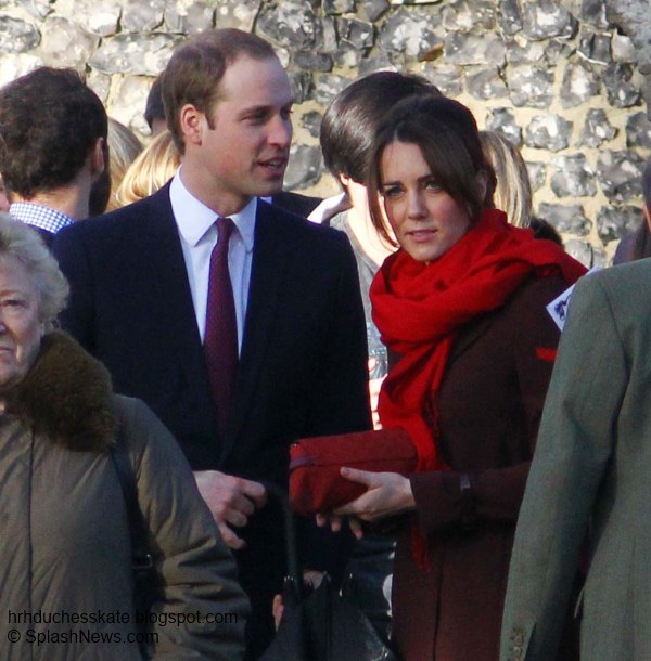 Duchess Kate William And Kate Attend Christmas Day Service In Berkshire