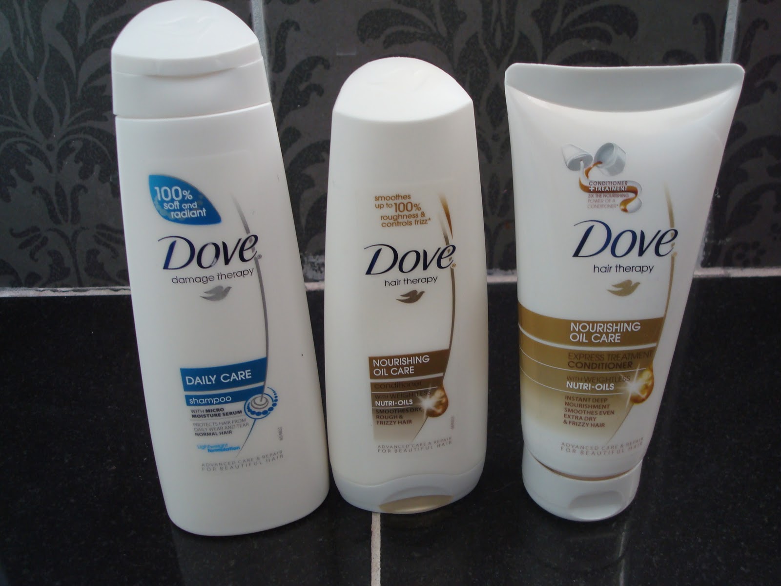 Dove damage therapy and hair therapy shampoo and conditioner review