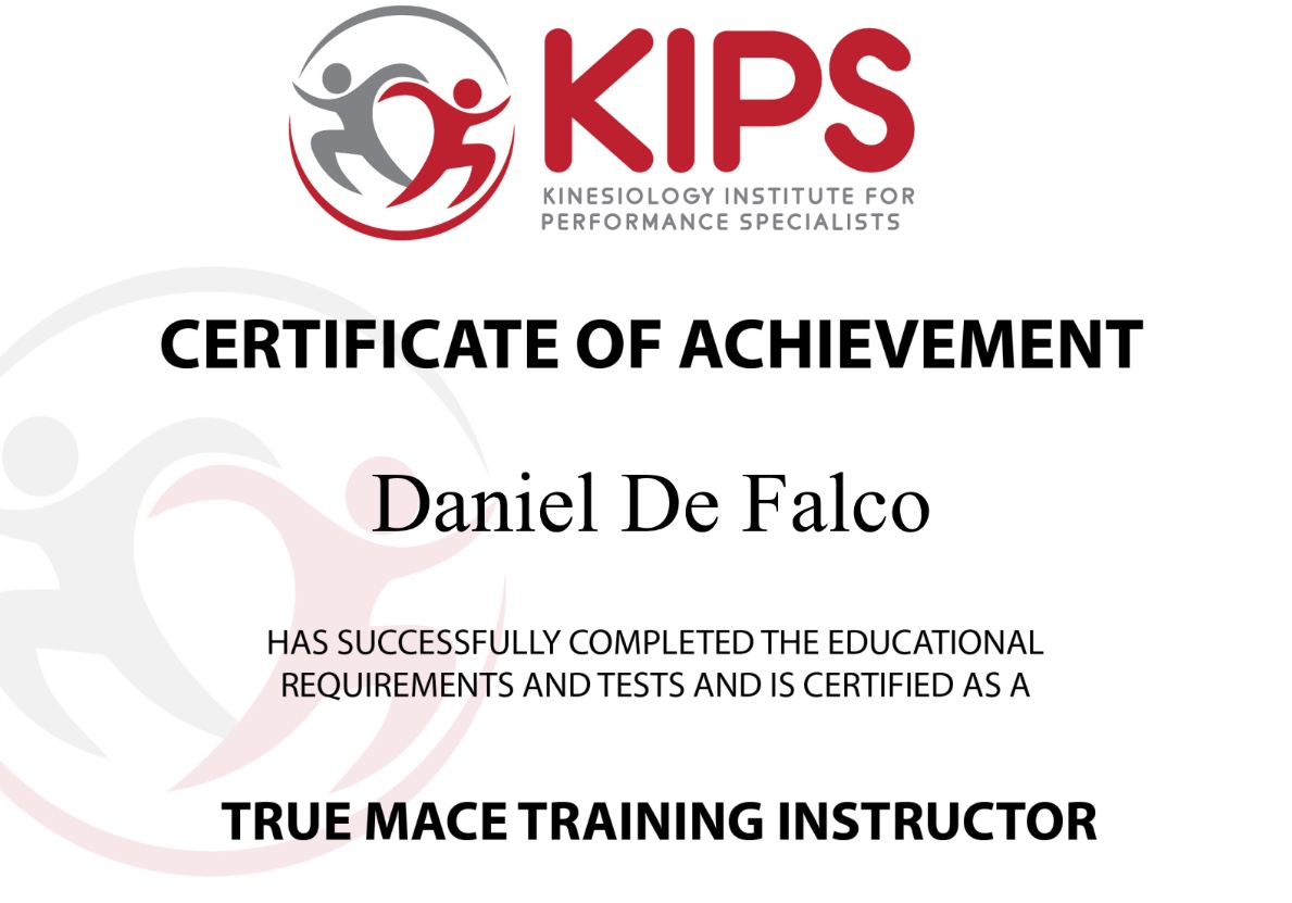 True Mace Training Instructor
