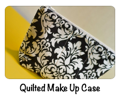 Quilted Make Up Case