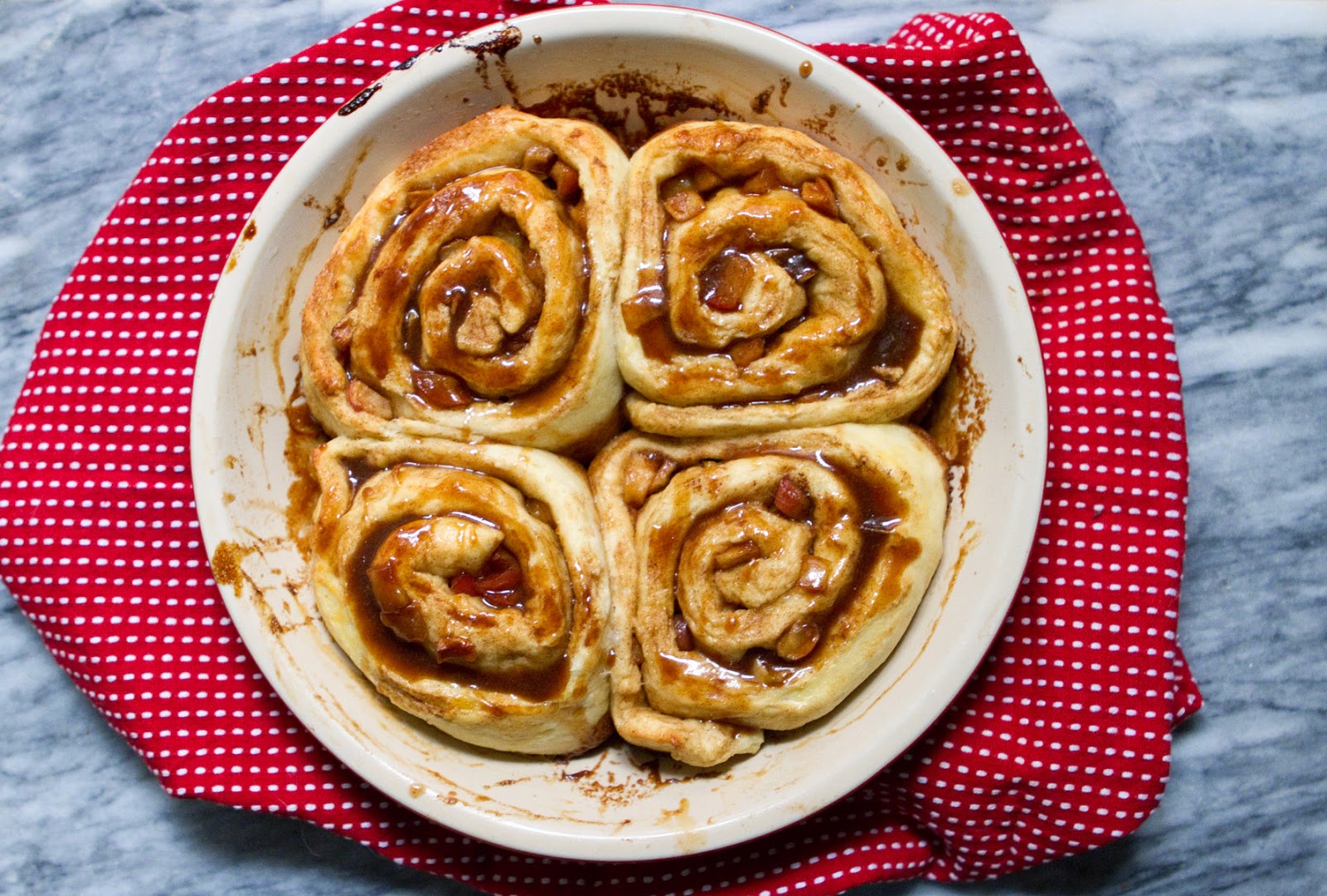 Little Market Kitchen Apple Cinnamon Pretzel Rolls