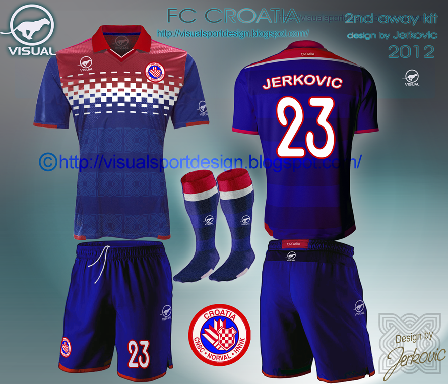 Visual Sportwear Unique Design CROATIA HNS Away