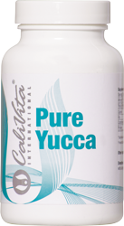 Prikaz kutije Pure Yucca - proizvoda za izlučivanje otpadnih i škodljivih tvari iz crijeva