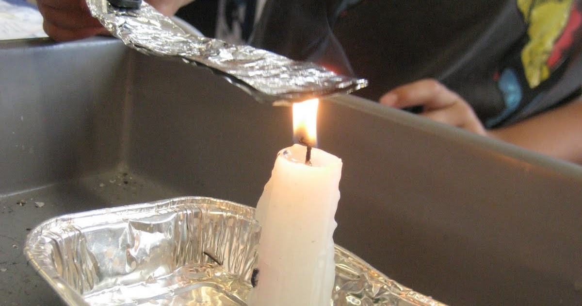 ScienceEHS Changes when a candle burns