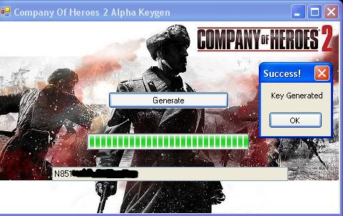 company of heroes tales of valor product key crack