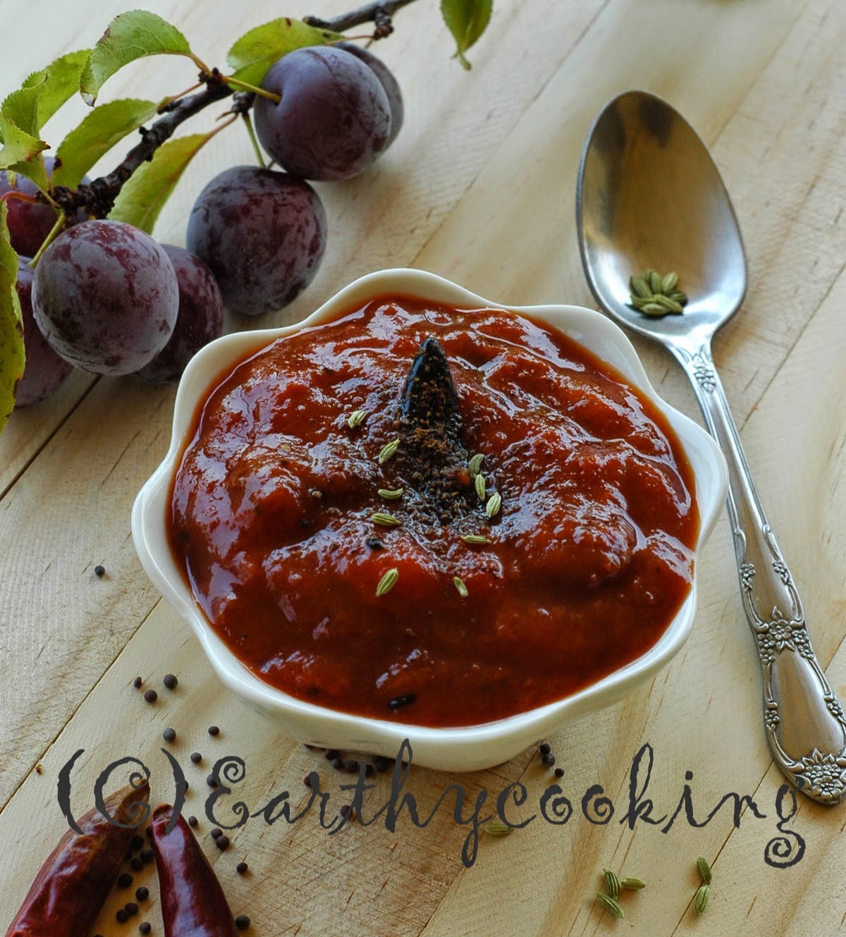Earthycooking Plum Chutney