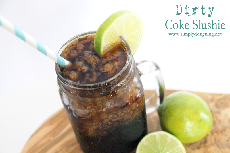 Dirty Coke Slushie | this is the perfect summer drink!  Definitely pinning for later!  | #shareitforward #shop #coke #dirtycoke #recipe #drinks