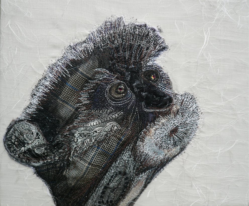 Channelfur new embroidery work  crows Channelfur new embroidery work  crows