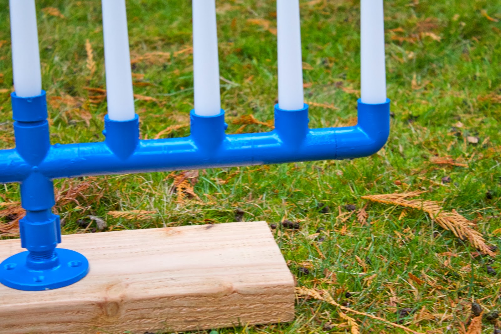 Sowdering About Day 29 PVC Pipe Menorah