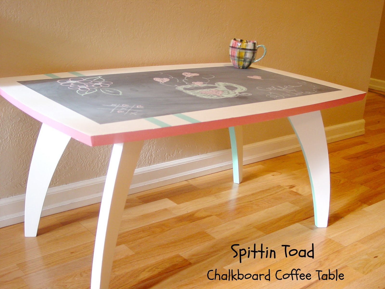 Spittin Toad Awesome Chalkboard Coffee Table