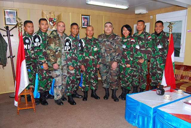 Foto Tentara Indonesia di Lebanon