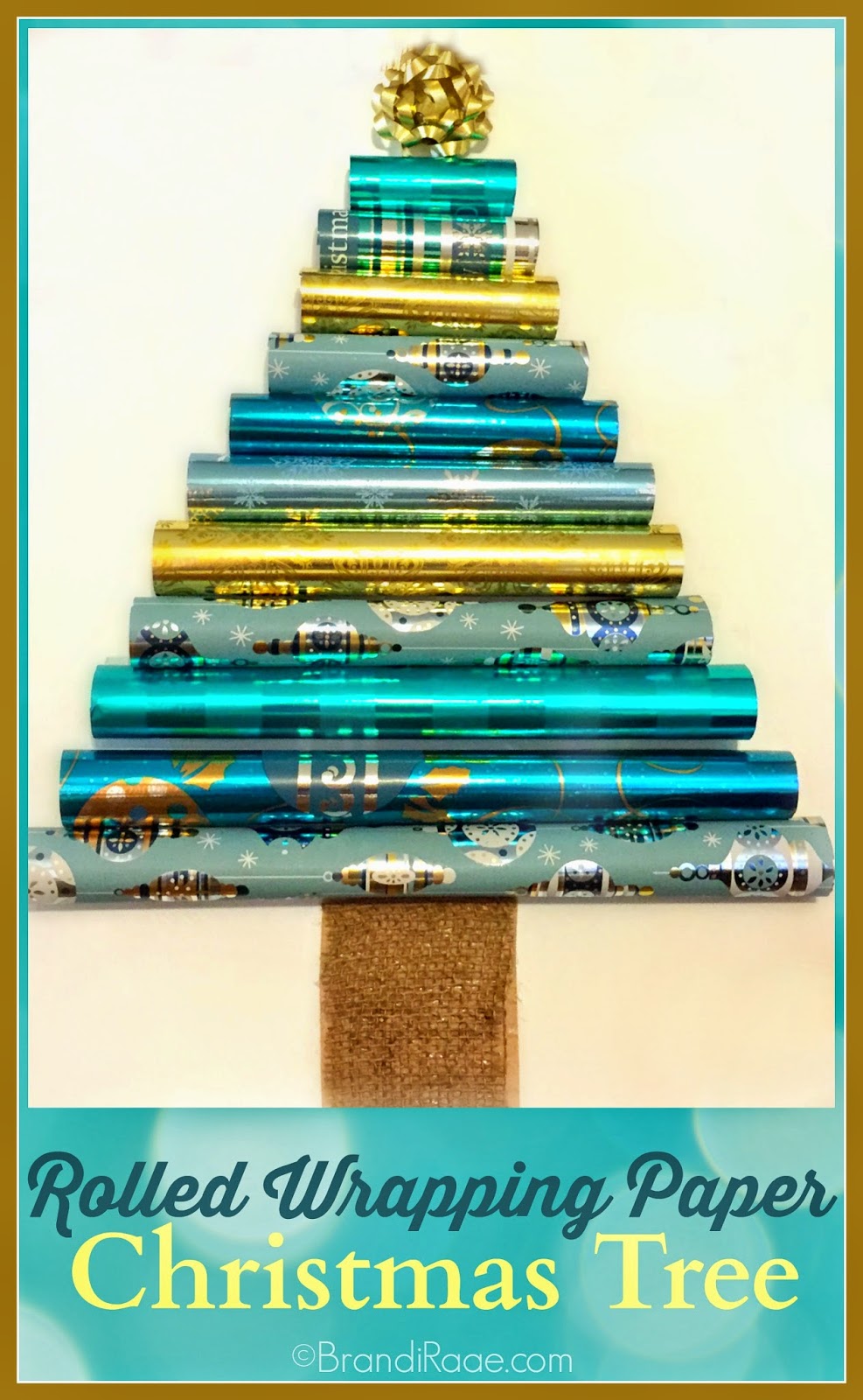 Brandi Raae Rolled Wrapping Paper Christmas Tree Art