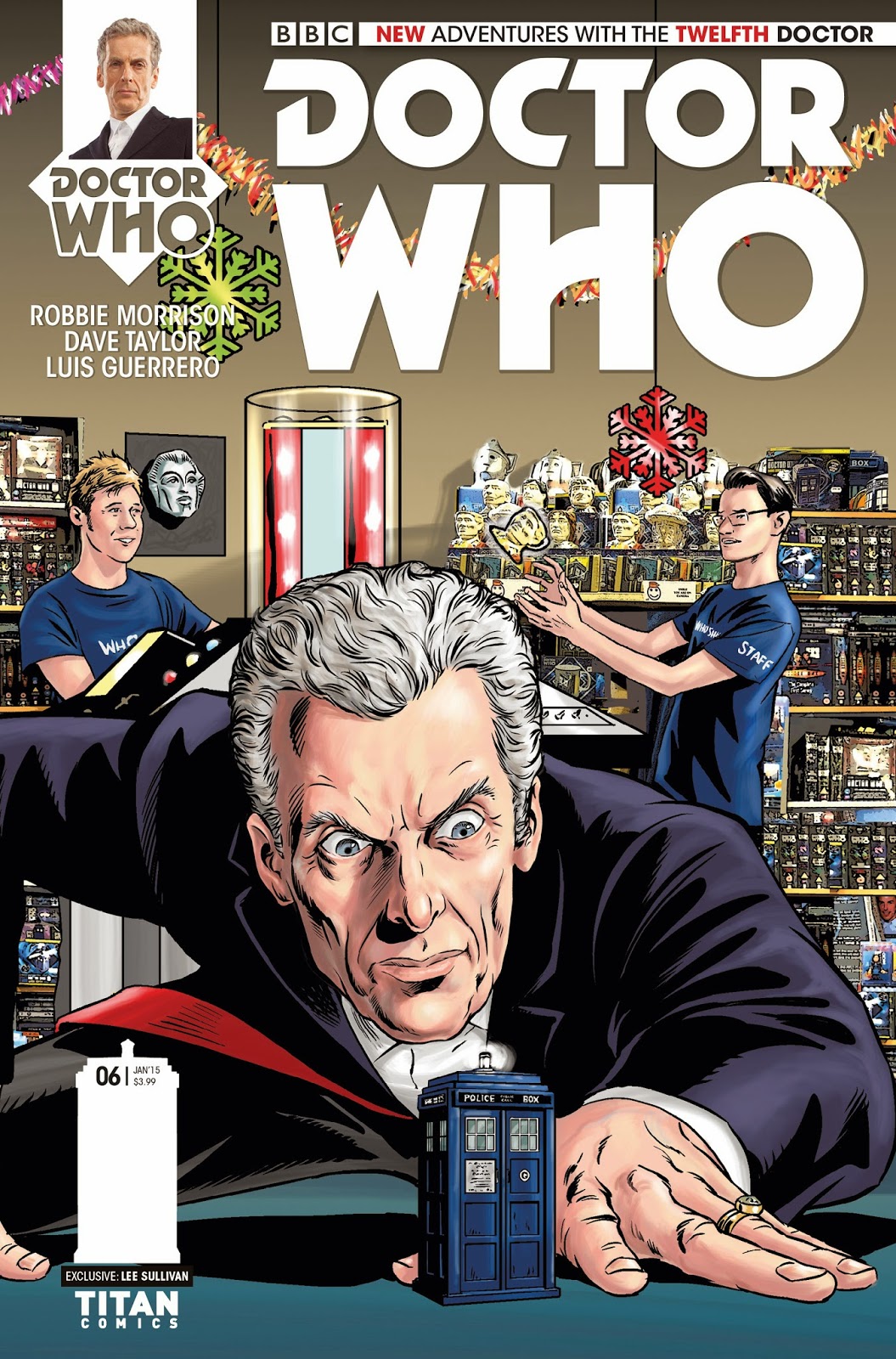 DOCTOR WHO #1 twelth 12th PETER CAPALDI photo cover variant TITAN 2014 BBC SDCC 