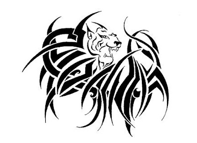 Tattoo Sketches Lion Tribal design Ideas