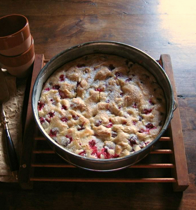 une gamine dans la cuisine Cranberry Buttermilk Cake
