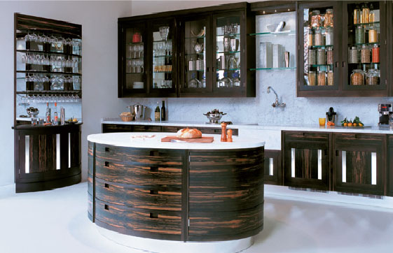 Kitchen design luxury homes: modernas cocinas de madera