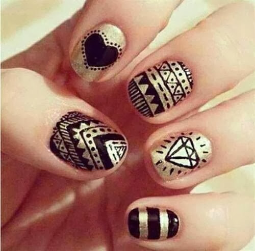 fingernail design cute nail