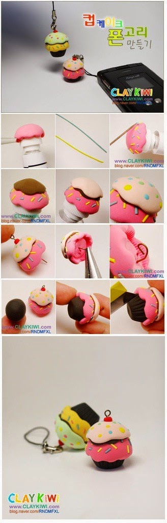 Polymer Clay Cupcake Tutorial Polymer Clay Cupcake Tutorial