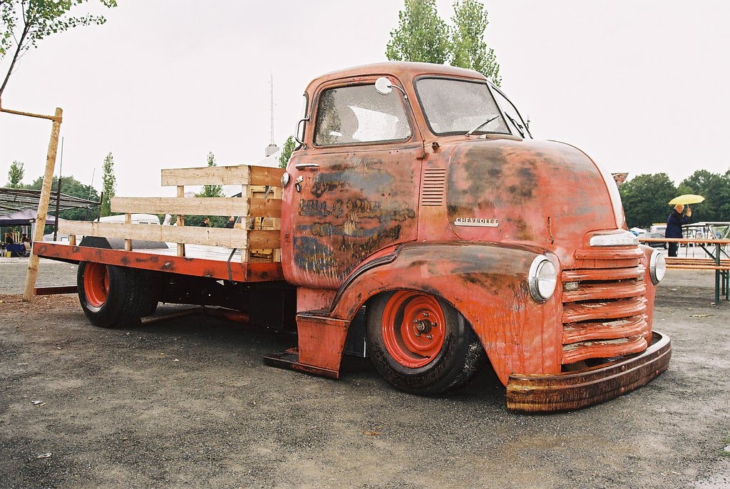 Really diggin' old school slammed trucks at the moment