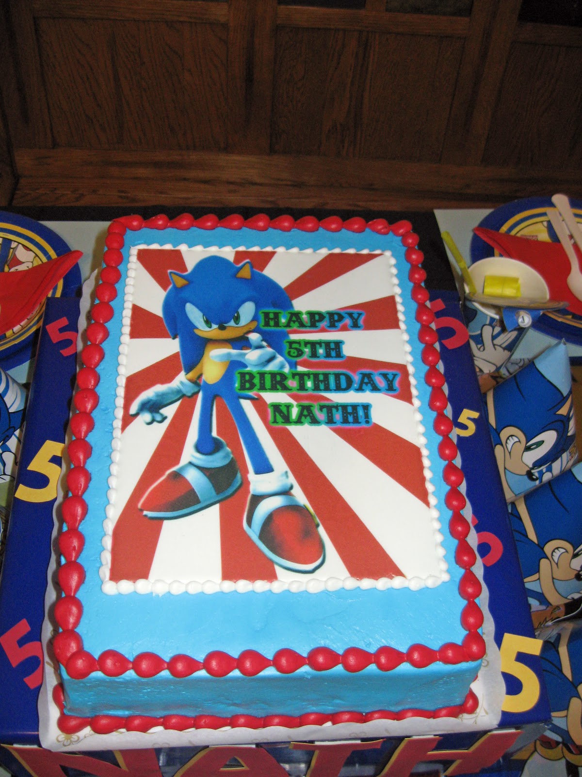 Cheng and 3 Kids: Nath's Sonic the Hedgehog Themed 5th Birthday